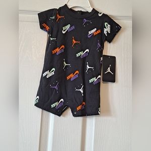 Jordan jump man one piece for 3 mon babies